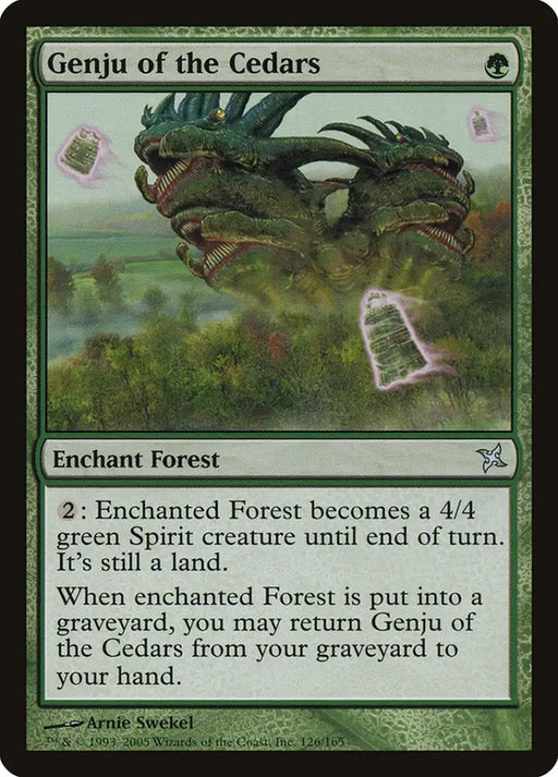 Genju of the Cedars [Betrayers of Kamigawa] - MTG Single