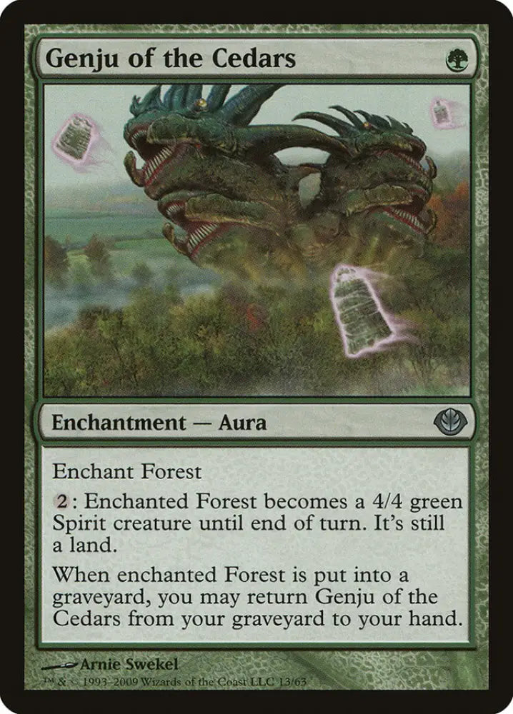 Genju of the Cedars [Duel Decks: Garruk vs. Liliana] - MTG Single