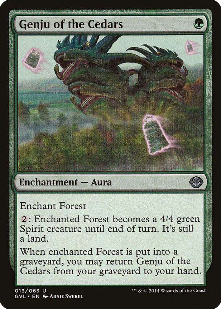 Genju of the Cedars (Garruk vs. Liliana) [Duel Decks Anthology] - MTG Single