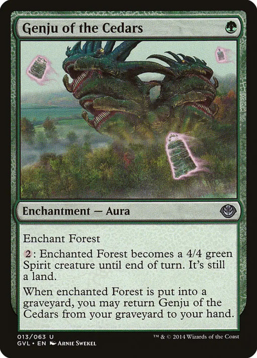 Genju of the Cedars (Garruk vs. Liliana) [Duel Decks Anthology] - MTG Single