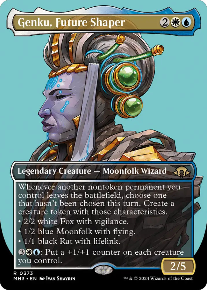 Genku Future Shaper (Borderless) [Modern Horizons 3] - MTG Single