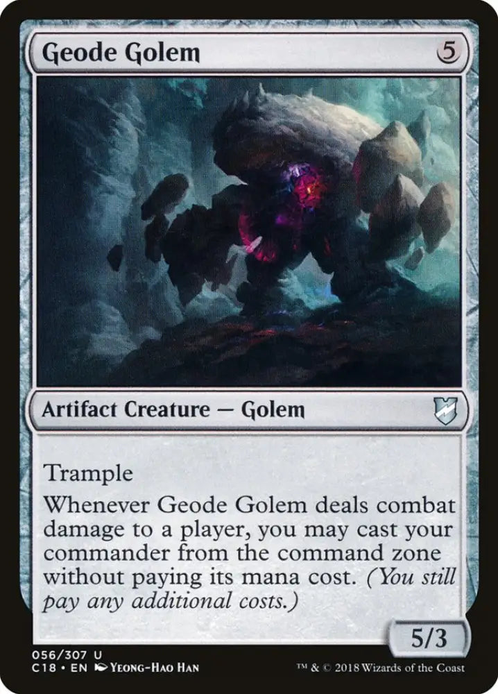 Geode Golem [Commander 2018] - MTG Single
