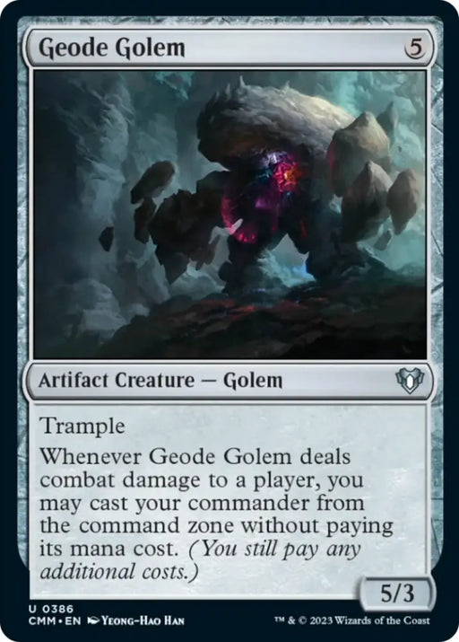 Geode Golem [Commander Masters] - MTG Single