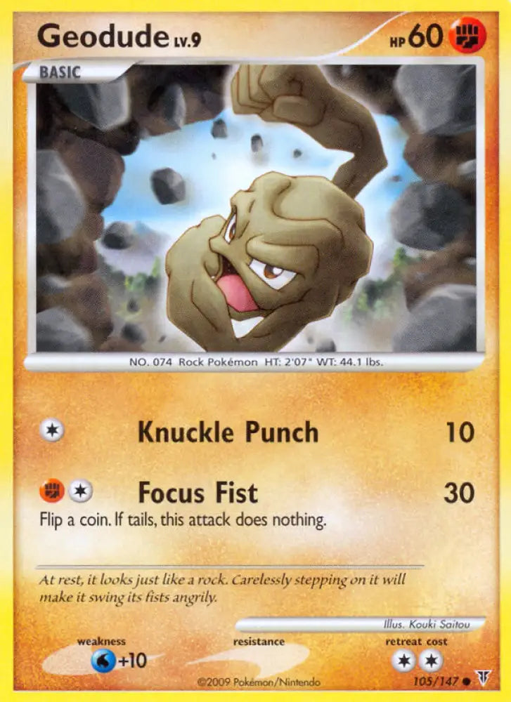 Geodude (105/147) [Platinum: Supreme Victors] - Pokemon Single