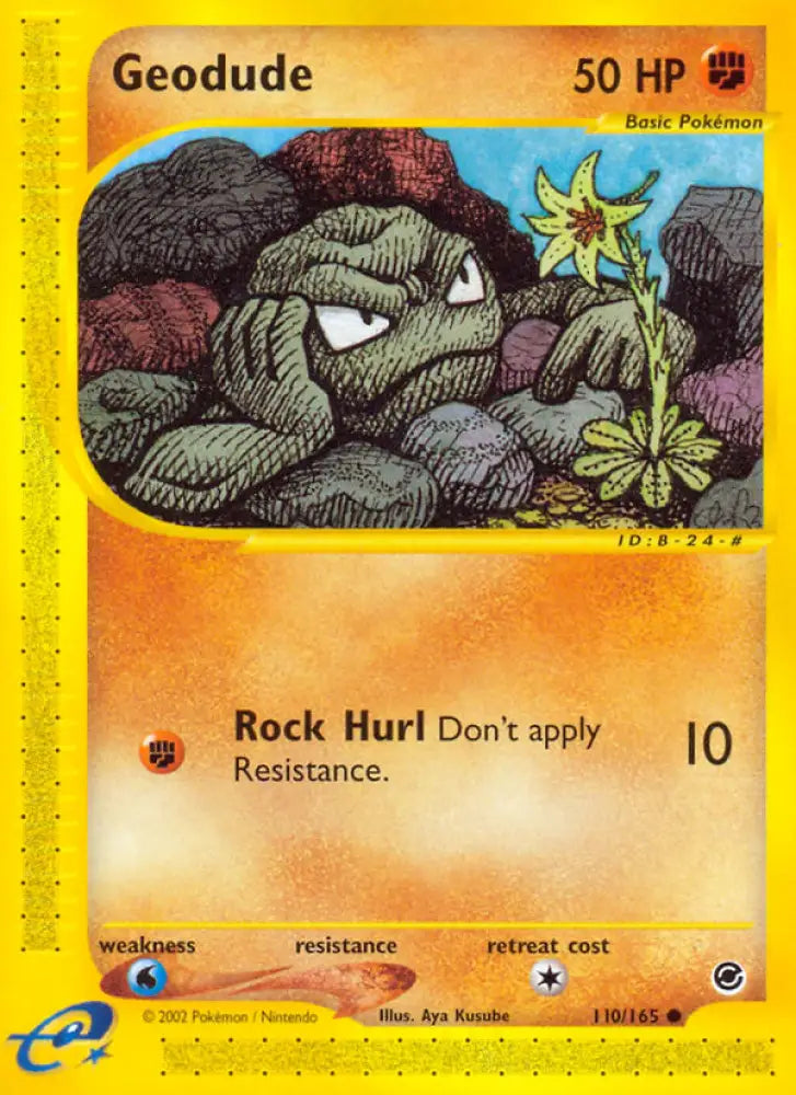 Geodude (110/165) [Expedition: Base Set] - Pokemon Single