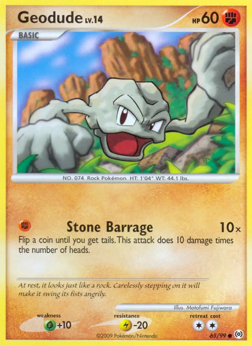Geodude (65/99) [Platinum: Arceus] - Pokemon Single