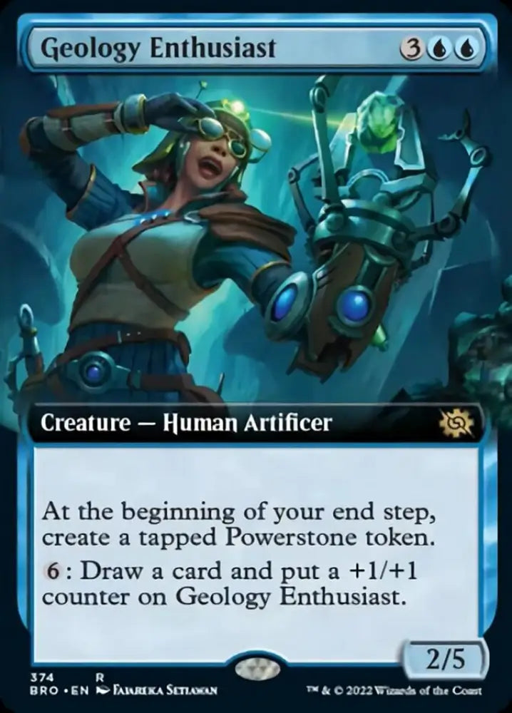Geology Enthusiast (Extended Art) [The Brothers’ War] - MTG Single