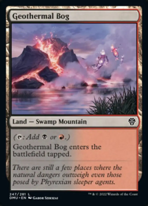 Geothermal Bog [Dominaria United] - MTG Single