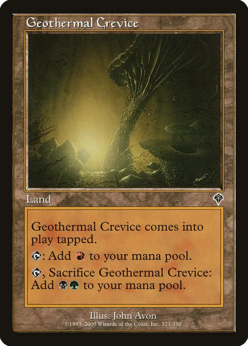 Geothermal Crevice [Invasion] - MTG Single