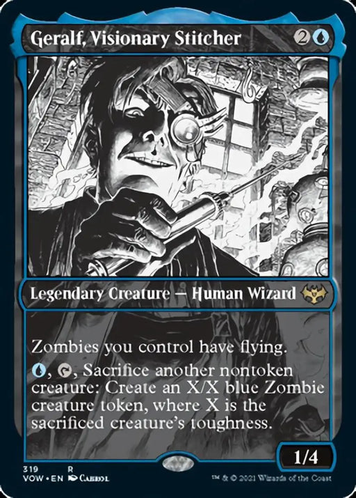 Geralf Visionary Stitcher (Showcase Eternal Night) [Innistrad: Crimson Vow] - MTG Single