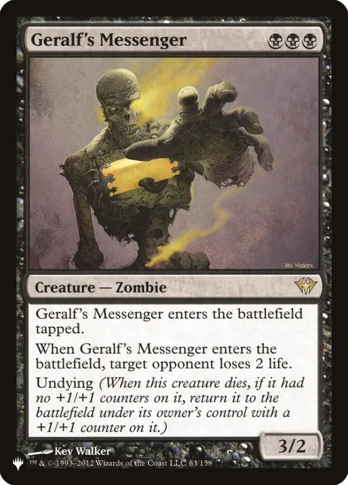 Geralf’s Messenger [The List] - MTG Single