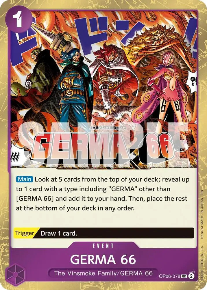 GERMA 66 (Pirate Foil) (OP06-078) [Premium Booster -The Best- Vol. 2]