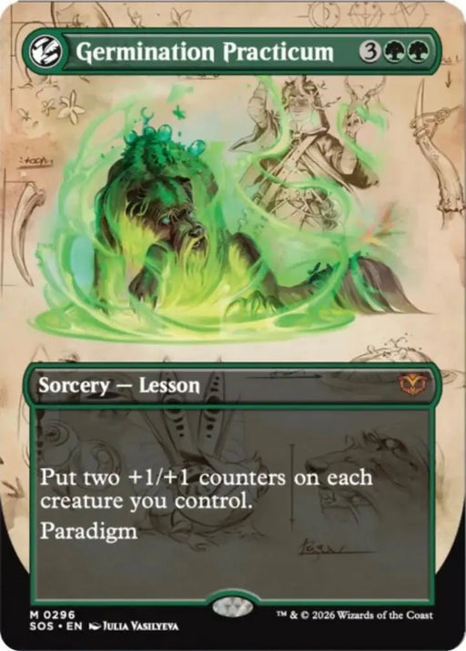 Germination Practicum (Borderless) (296) [Secrets of Strixhaven]