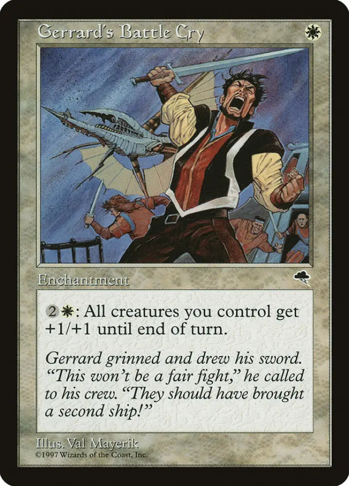 Gerrard’s Battle Cry [Tempest] - MTG Single