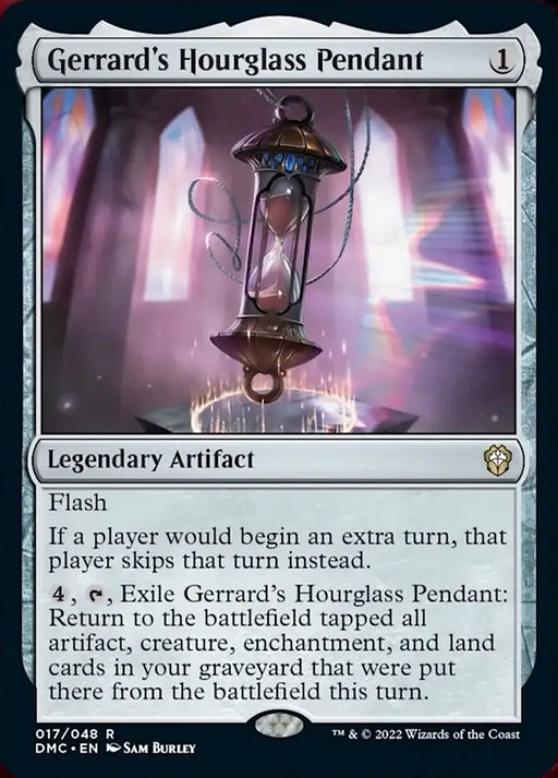 Gerrard’s Hourglass Pendant [Dominaria United Commander] - MTG Single
