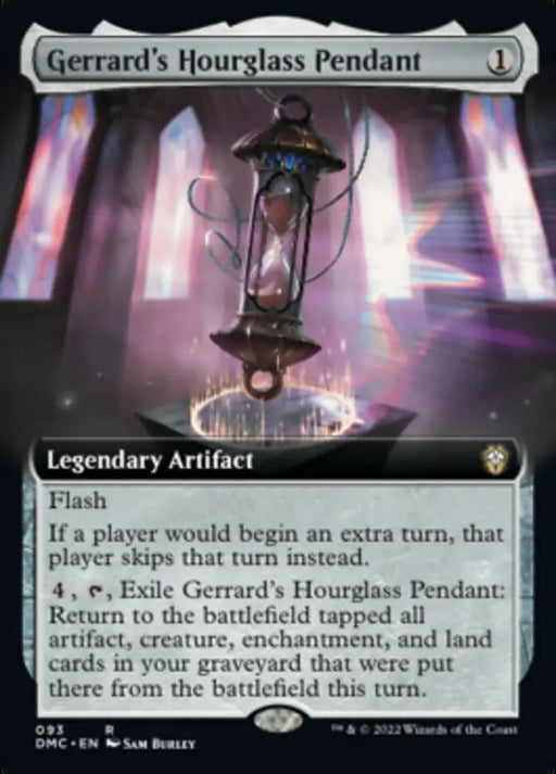 Gerrard’s Hourglass Pendant (Extended Art) [Dominaria United Commander] - MTG Single