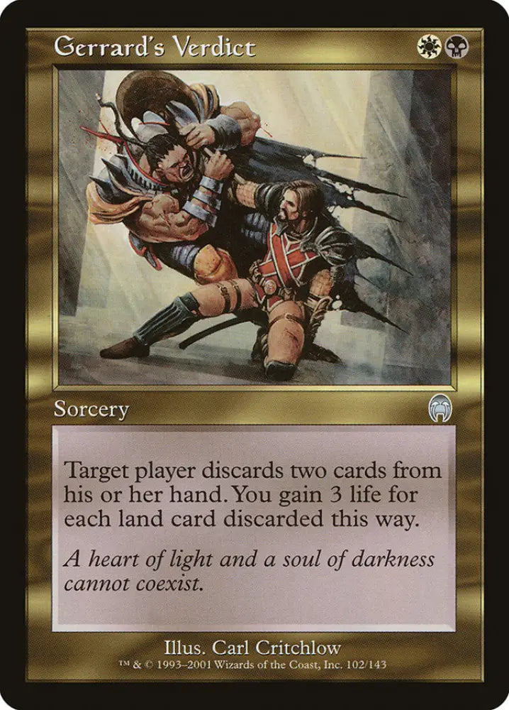 Gerrard’s Verdict [Apocalypse] - MTG Single