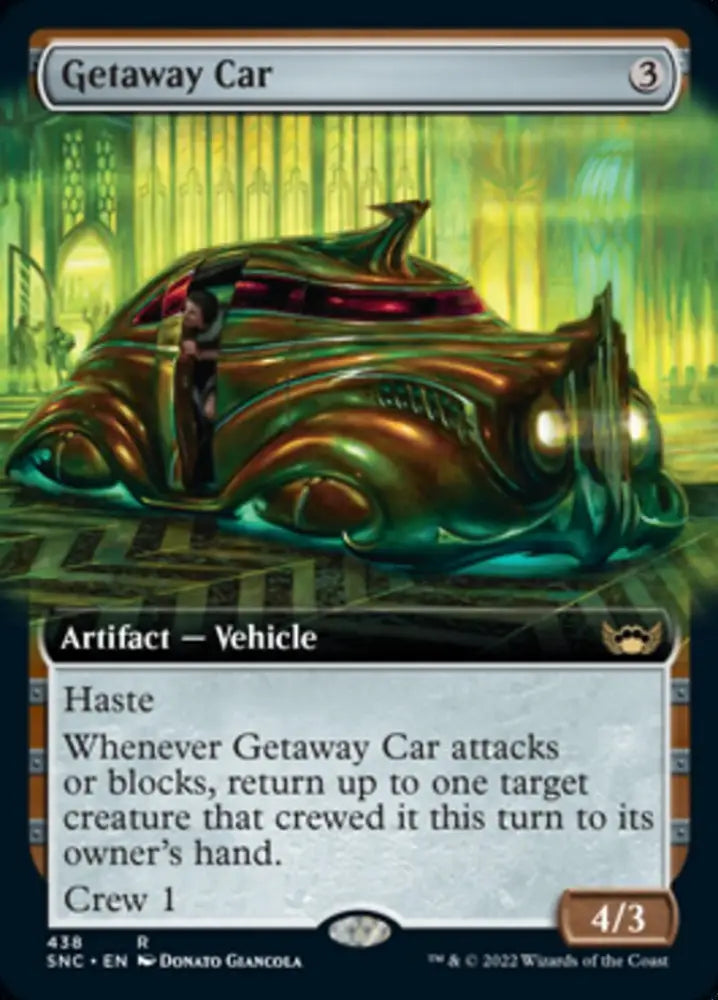 Getaway Car (Extended Art) [Streets of New Capenna] - MTG Single