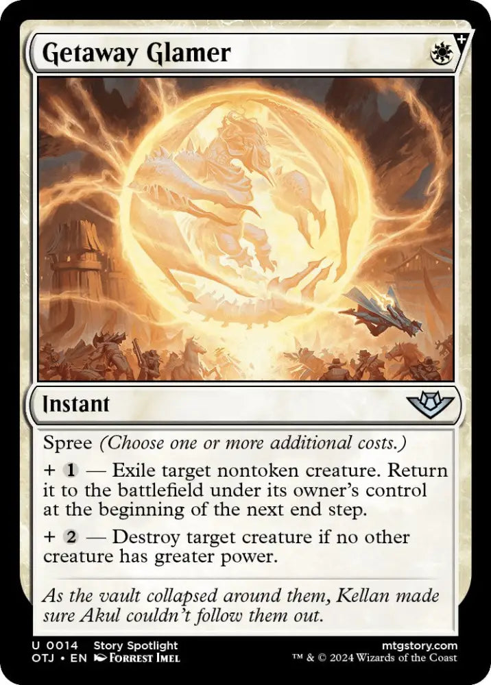 Getaway Glamer [Outlaws of Thunder Junction] - MTG Single