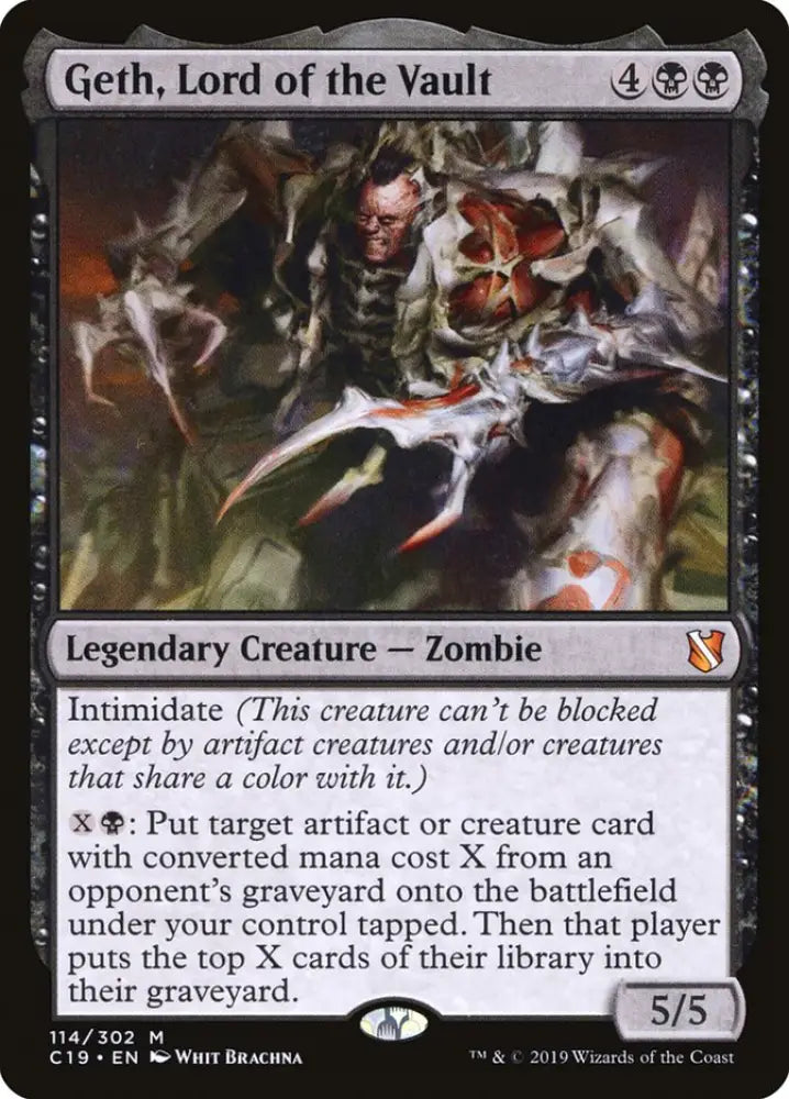 Geth Lord of the Vault [Commander 2019] - MTG Single