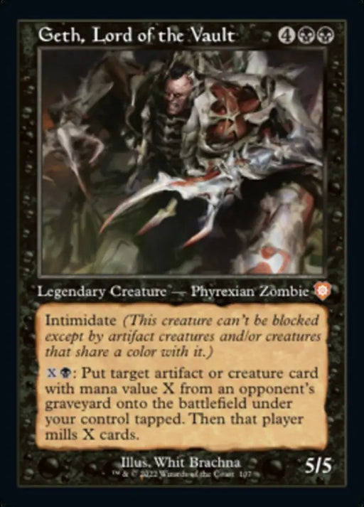 Geth Lord of the Vault (Retro) [The Brothers’ War Commander] - MTG Single