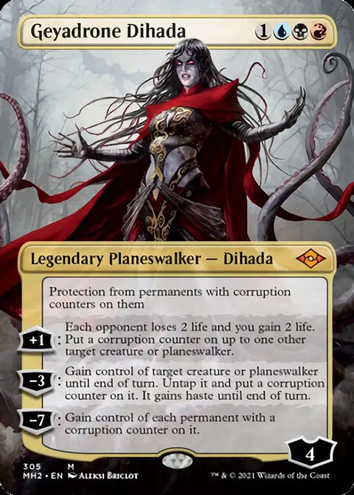Geyadrone Dihada (Borderless) [Modern Horizons 2] - MTG Single