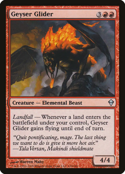 Geyser Glider [Zendikar] - MTG Single