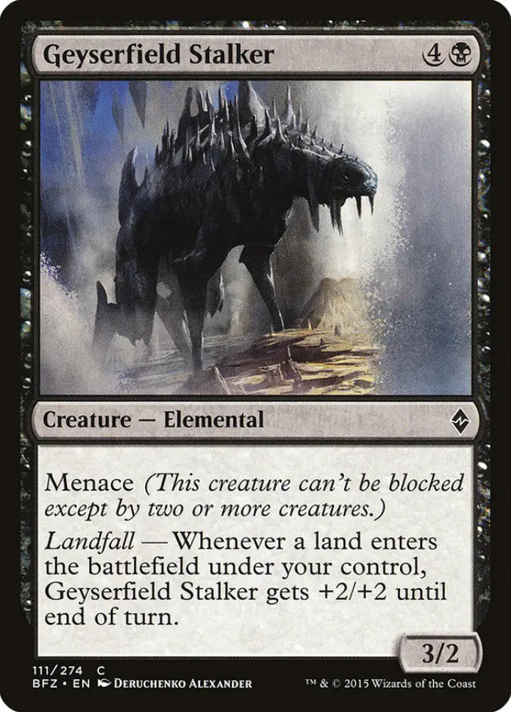 Geyserfield Stalker [Battle for Zendikar] - MTG Single