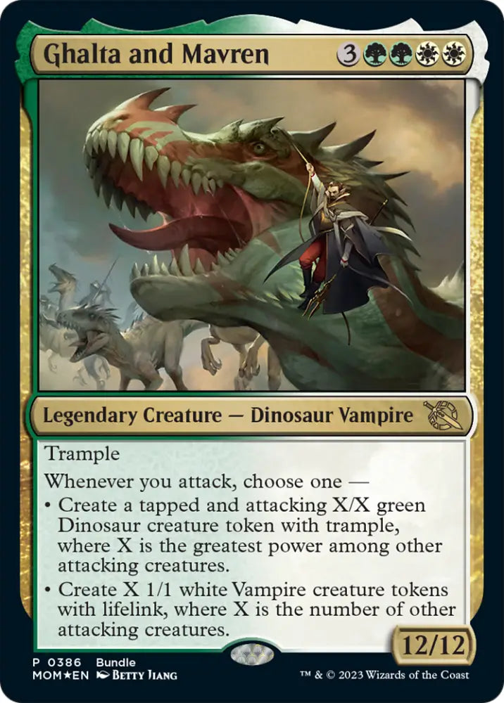 Ghalta and Mavren (Bundle) [March of the Machine] - MTG Single