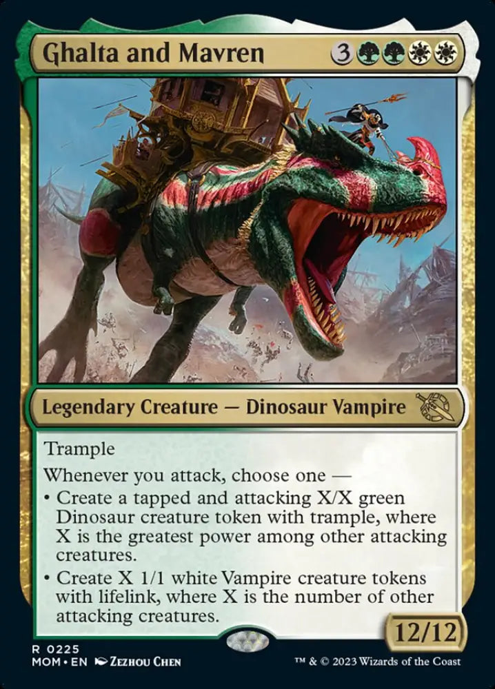Ghalta and Mavren [March of the Machine] - MTG Single