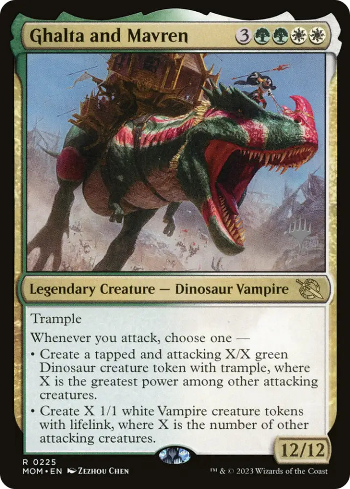 Ghalta and Mavren (Promo Pack) [March of the Machine Promos] - MTG Single