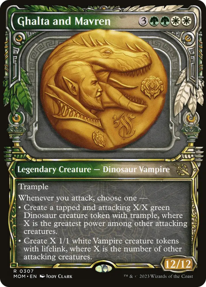 Ghalta and Mavren (Showcase Planar Booster Fun) [March of the Machine] - MTG Single