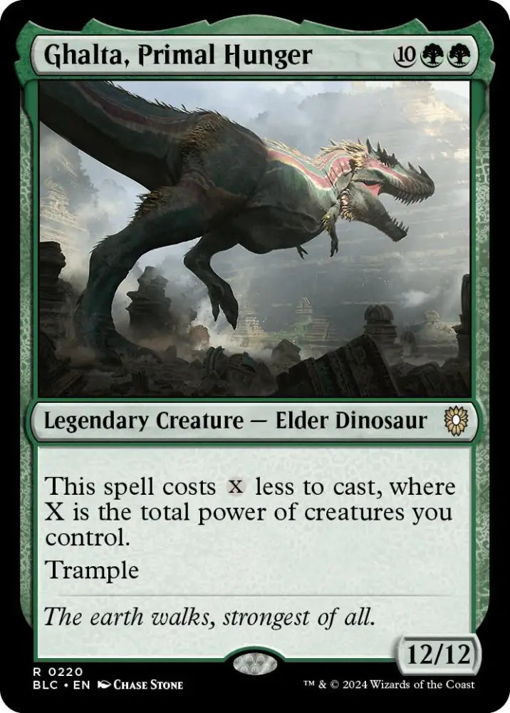 Ghalta Primal Hunger [Bloomburrow Commander] - MTG Single