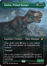 Ghalta Primal Hunger (Borderless) [Foundations] - MTG Single