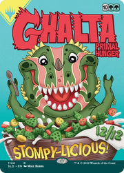 Ghalta Primal Hunger (Borderless) [Secret Lair Drop Series] - MTG Single
