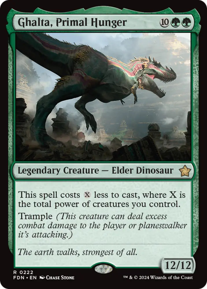 Ghalta Primal Hunger [Foundations] - MTG Single