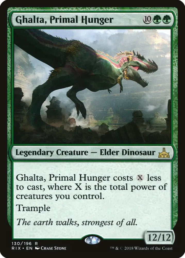Ghalta Primal Hunger [Rivals of Ixalan] - MTG Single