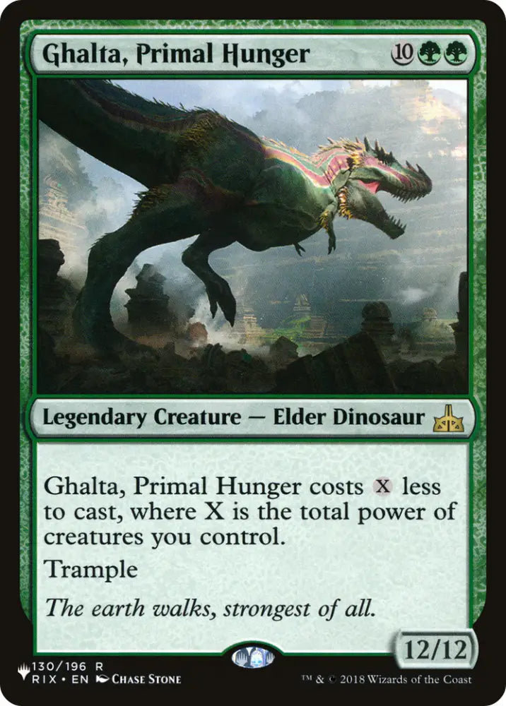 Ghalta Primal Hunger [The List] - MTG Single