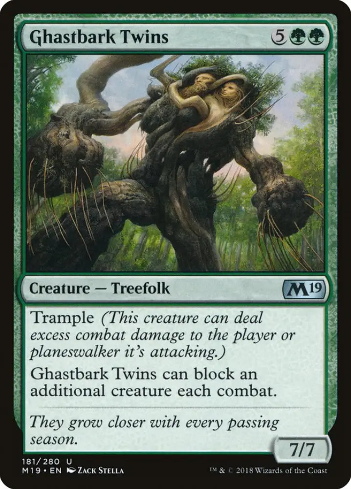 Ghastbark Twins [Core Set 2019] - MTG Single