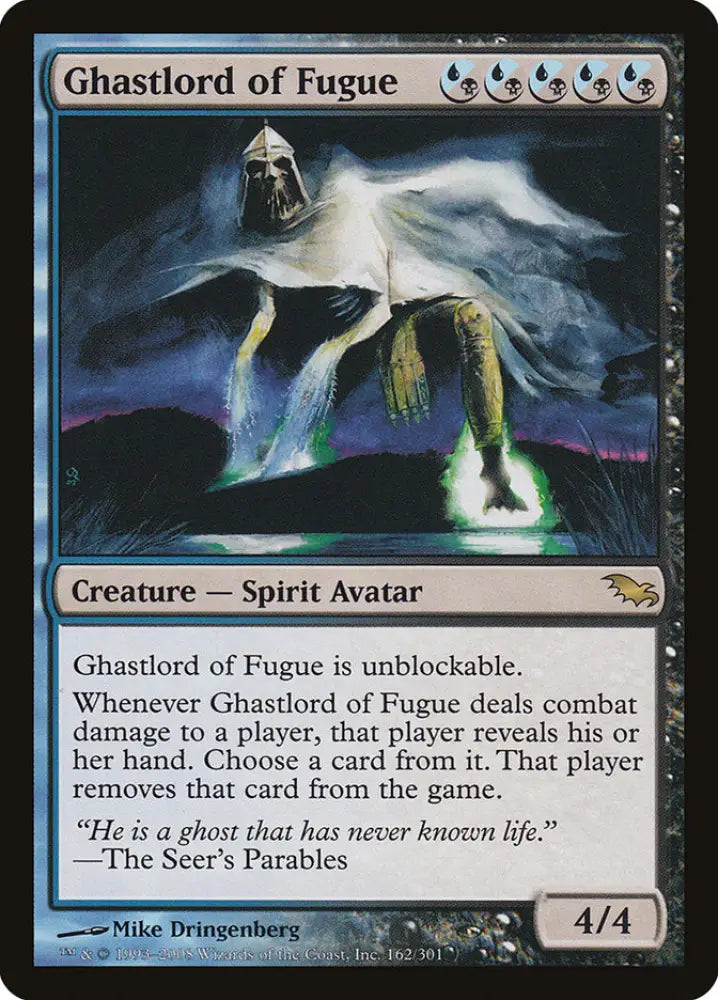 Ghastlord of Fugue [Shadowmoor] - MTG Single