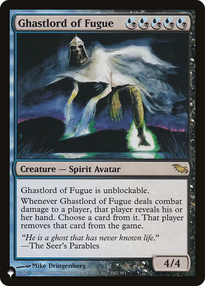 Ghastlord of Fugue [The List] - MTG Single