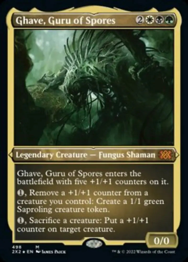 Ghave Guru of Spores (Foil Etched) [Double Masters 2022] - MTG Single