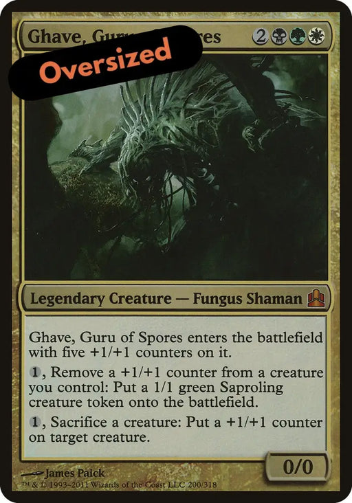 Ghave Guru of Spores (Oversized) [Commander 2011 Oversized] - MTG Single