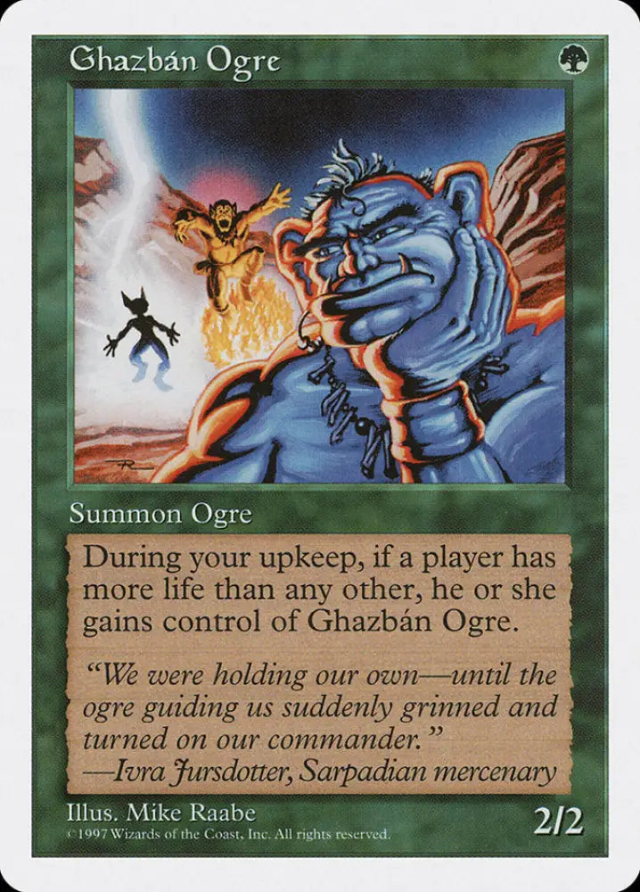 Ghazban Ogre [Fifth Edition] - MTG Single