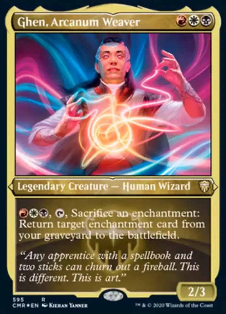 Ghen Arcanum Weaver (Etched) [Commander Legends] - MTG Single
