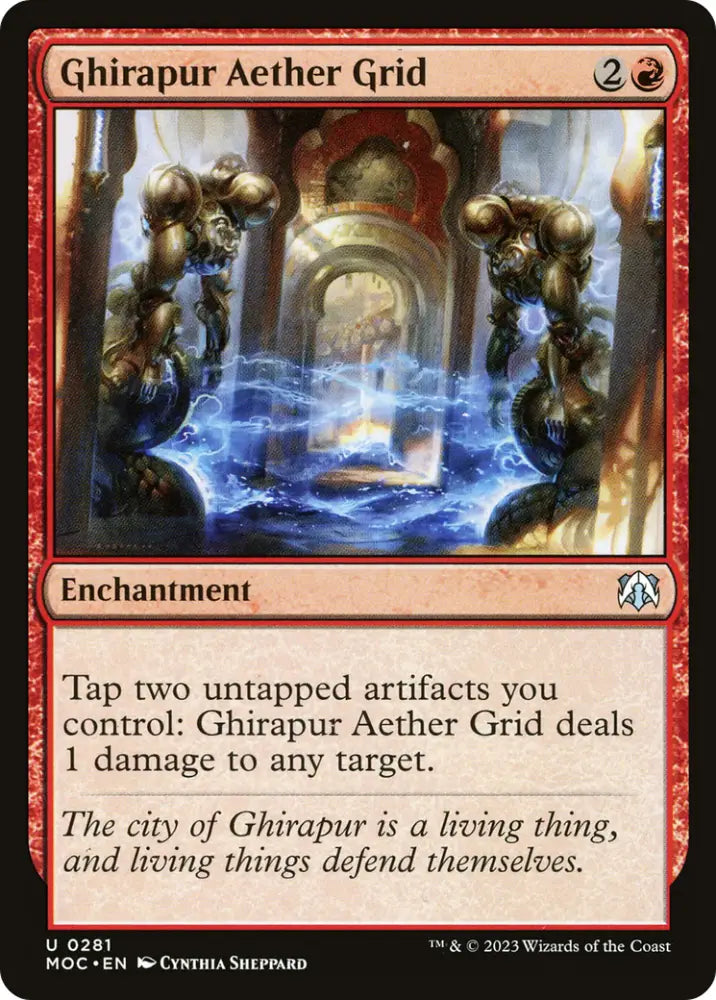 Ghirapur Aether Grid [March of the Machine Commander] - MTG Single