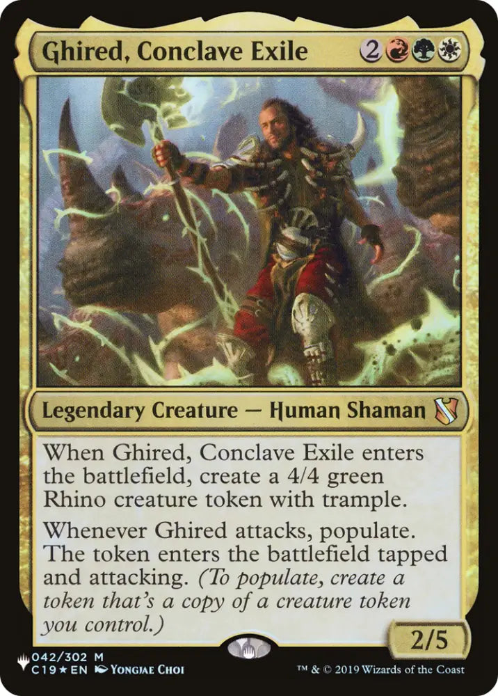 Ghired Conclave Exile [The List] - MTG Single