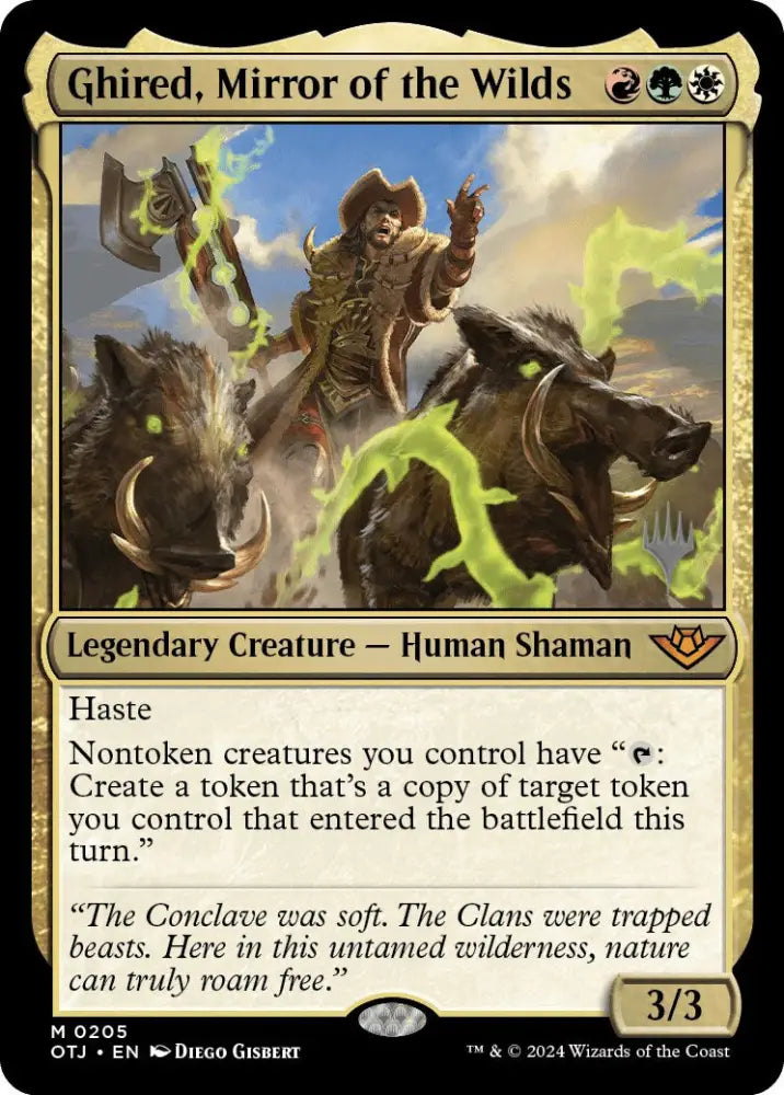 Ghired Mirror of the Wilds (Promo Pack) [Outlaws of Thunder Junction Promos] - MTG Single