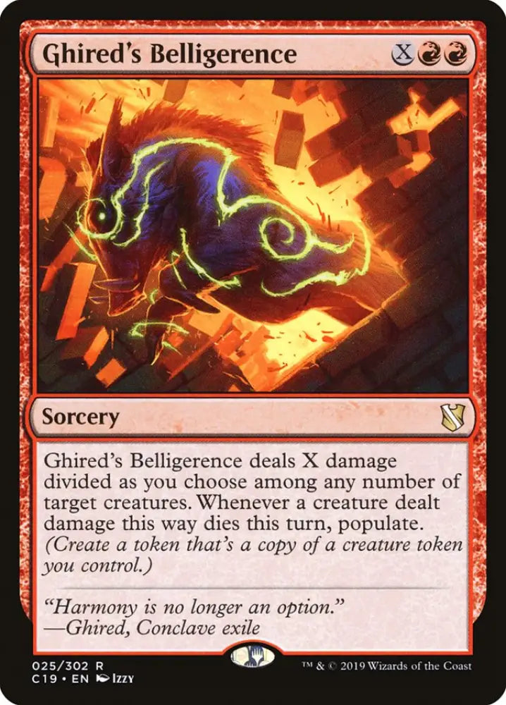 Ghired’s Belligerence [Commander 2019] - MTG Single