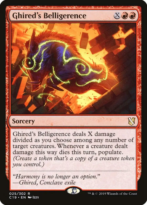 Ghired’s Belligerence [Commander 2019] - MTG Single